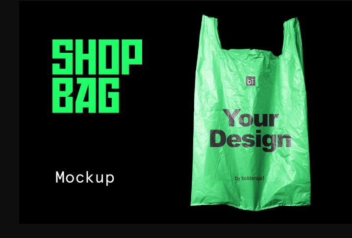 CreativeMarket – Plastic Shopping Bag Mockup – 4027009 (Premium)