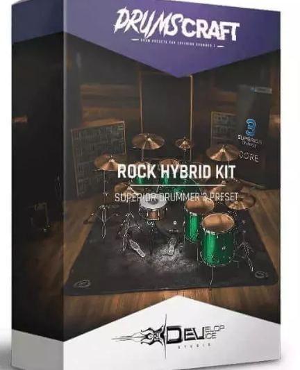 Develop Device Rock Hybrid Kit: Superior Drummer 3 Preset (Premium)