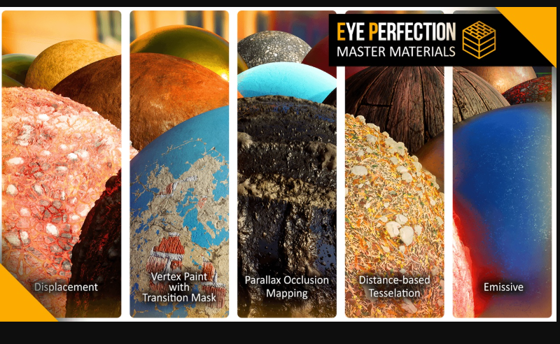 EP Master Materials (4.20 – 4.27 and 5.0 – 5.6) for Unreal Engine (Premium)