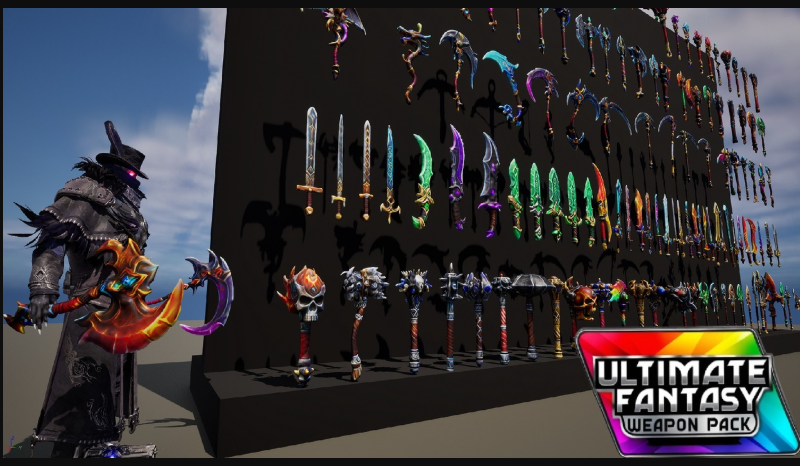 Fantasy Weapon Pack (5.0 – 5.7) for Unreal Engine (Premium)
