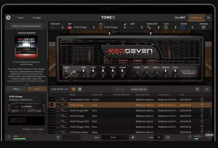 IK Multimedia RedSeven Hybrid100 Signature Collection for TONEX TXP (Premium)