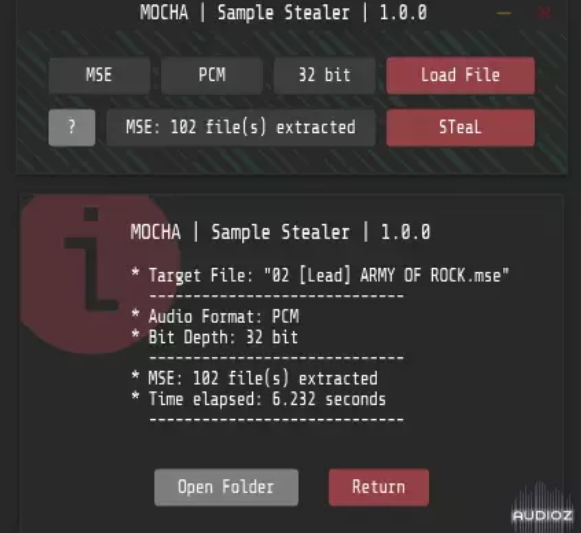 MOCHA Sample Stealer v1.0.2 PUBLIC WiN (Premium)