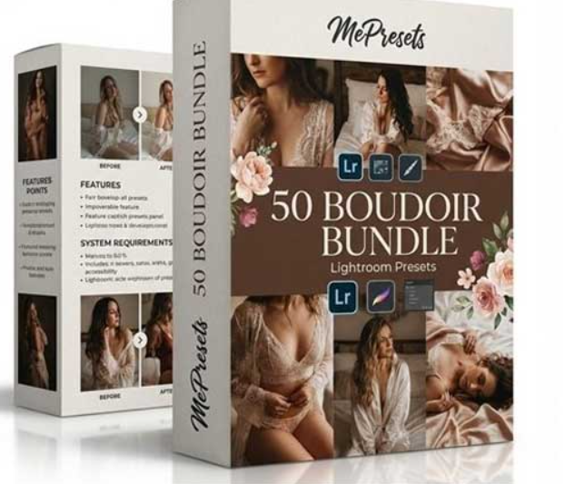MePresets – 50 Boudoir Bundle Lightroom Presets (Premium)