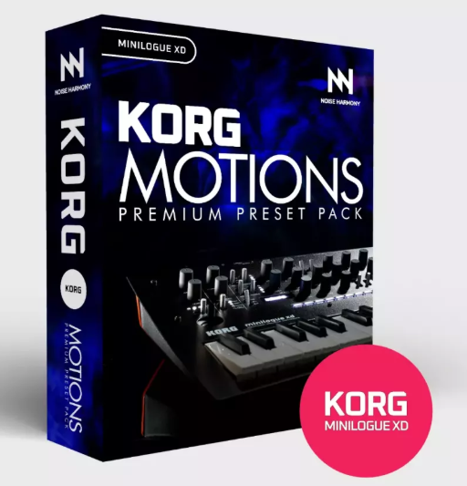 Noise Harmony Motions Vol.1 Korg Minilogue XD Presets (Premium)
