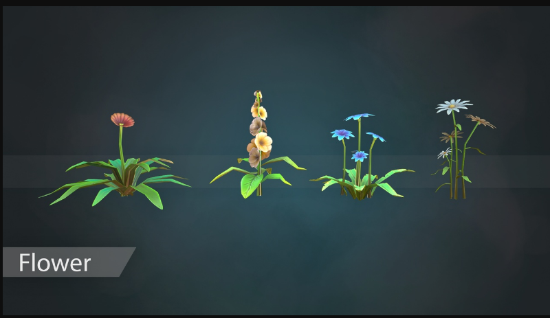 Stylized Plants (4.26 and 5.0 – 5.7) for Unreal Engine (Premium)