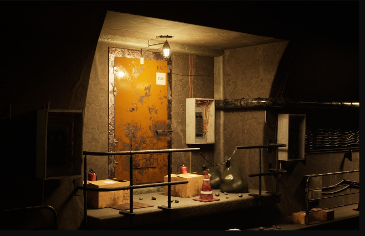 Subway Tunnel (5.3 – 5.7) for Unreal Engine (Premium)