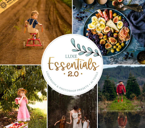 The Luxe Lens – Essentials Lightroom Presets & AI Tools v2.0 – Desktop & Mobile (Premium)