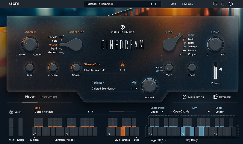 UJAM Virtual Guitarist CINEDREAM v1.0.1-R2R  (Premium)