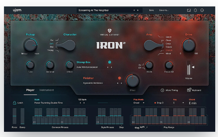 UJAM Virtual Guitarist IRON 2 v2.3.1-R2R (Premium)