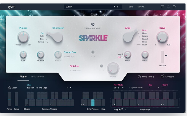 UJAM Virtual Guitarist SPARKLE 2 v2.4.1-R2R (Premium)
