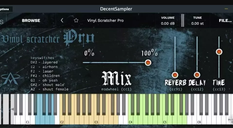 Vinyl Scratcher Pro by Joonas Ylänne [Decent Sampler] (Premium)