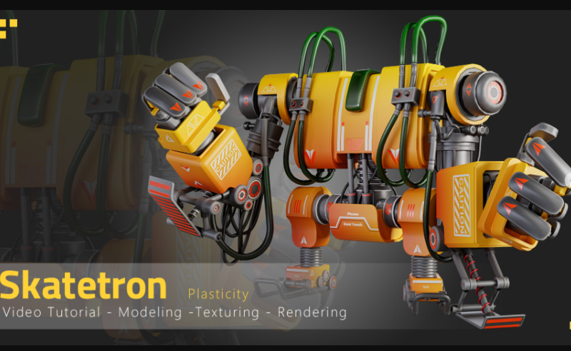 Artstation – Skatetron – Tutorial Full Process(Plasticity) (Premium)