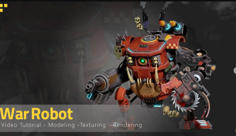Artstation – War Robot – Tutorial Full Process (Premium)